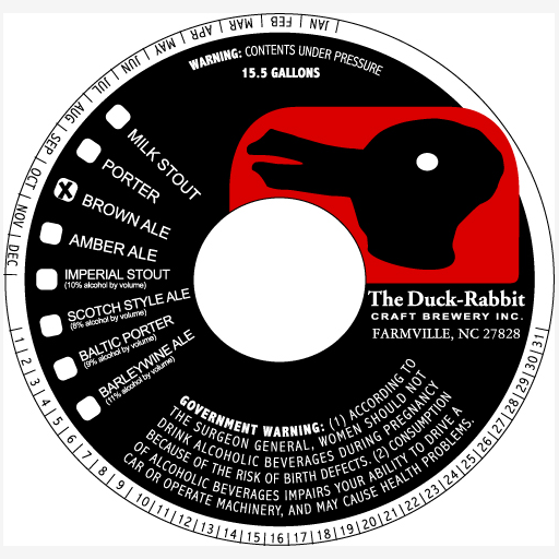 DuckRabbit Brown Ale Bell Beverage