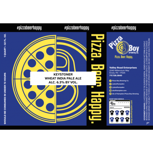 Pizza Boy Keystoner Bell Beverage