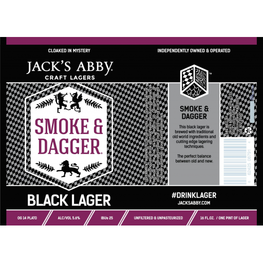 Jack's Abby Smoke & Dagger Bell Beverage