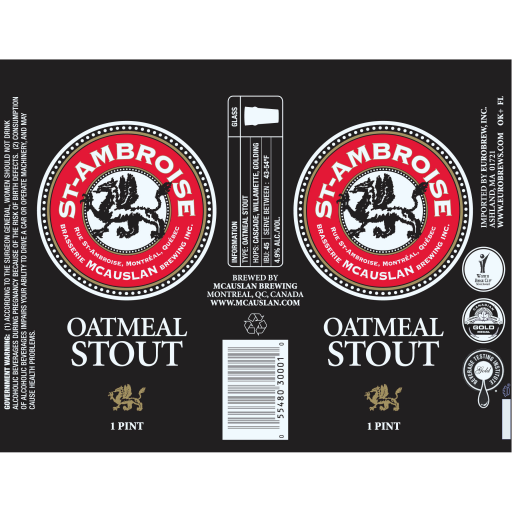 StAmbroise Oatmeal Stout Bell Beverage