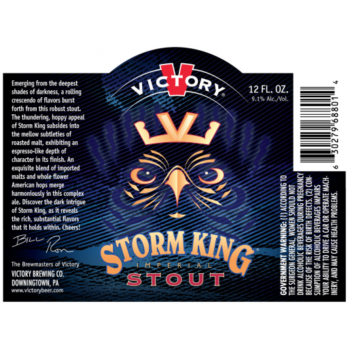 Victory Storm King Stout | Bell Beverage