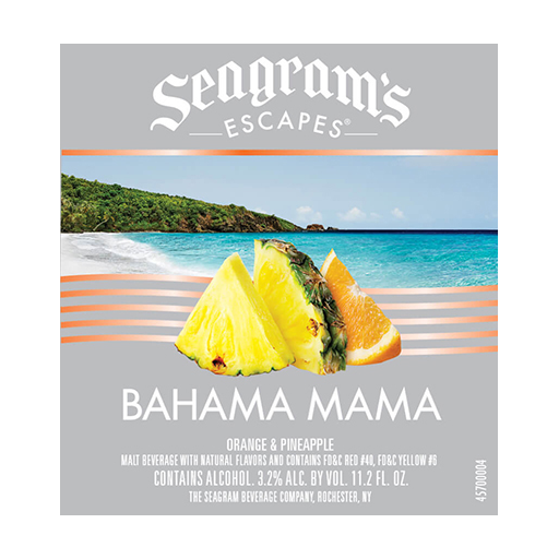 Seagram Bahama Mama Bell Beverage