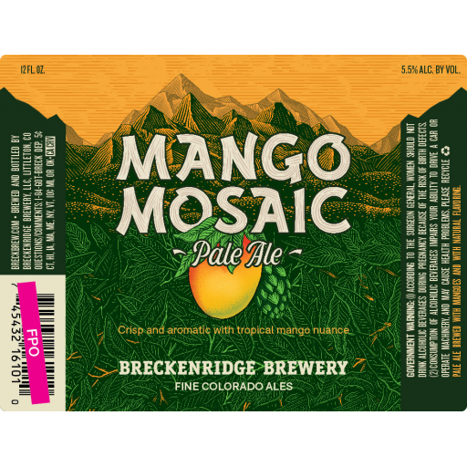 Breckenridge Mango Mosaic Bell Beverage