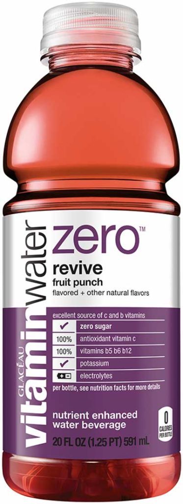 Glaceau Vitaminwater Zero Revive Fruit Punch | Bell Beverage