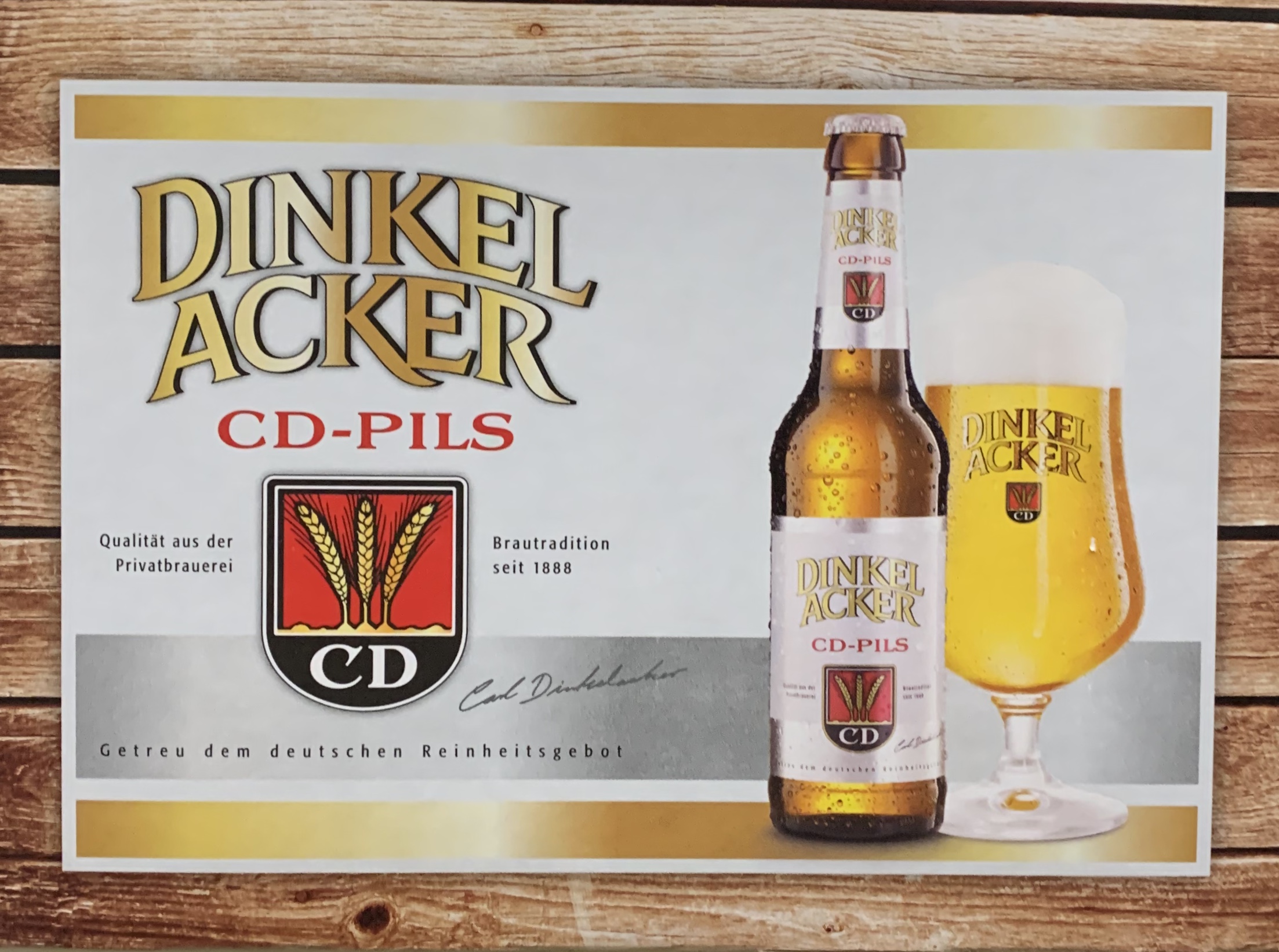Germany Details about   DINKELACKER Beer COASTER ~ DINKEL ACKER CD-Pils Bier Emblem ~ Stuttgart 