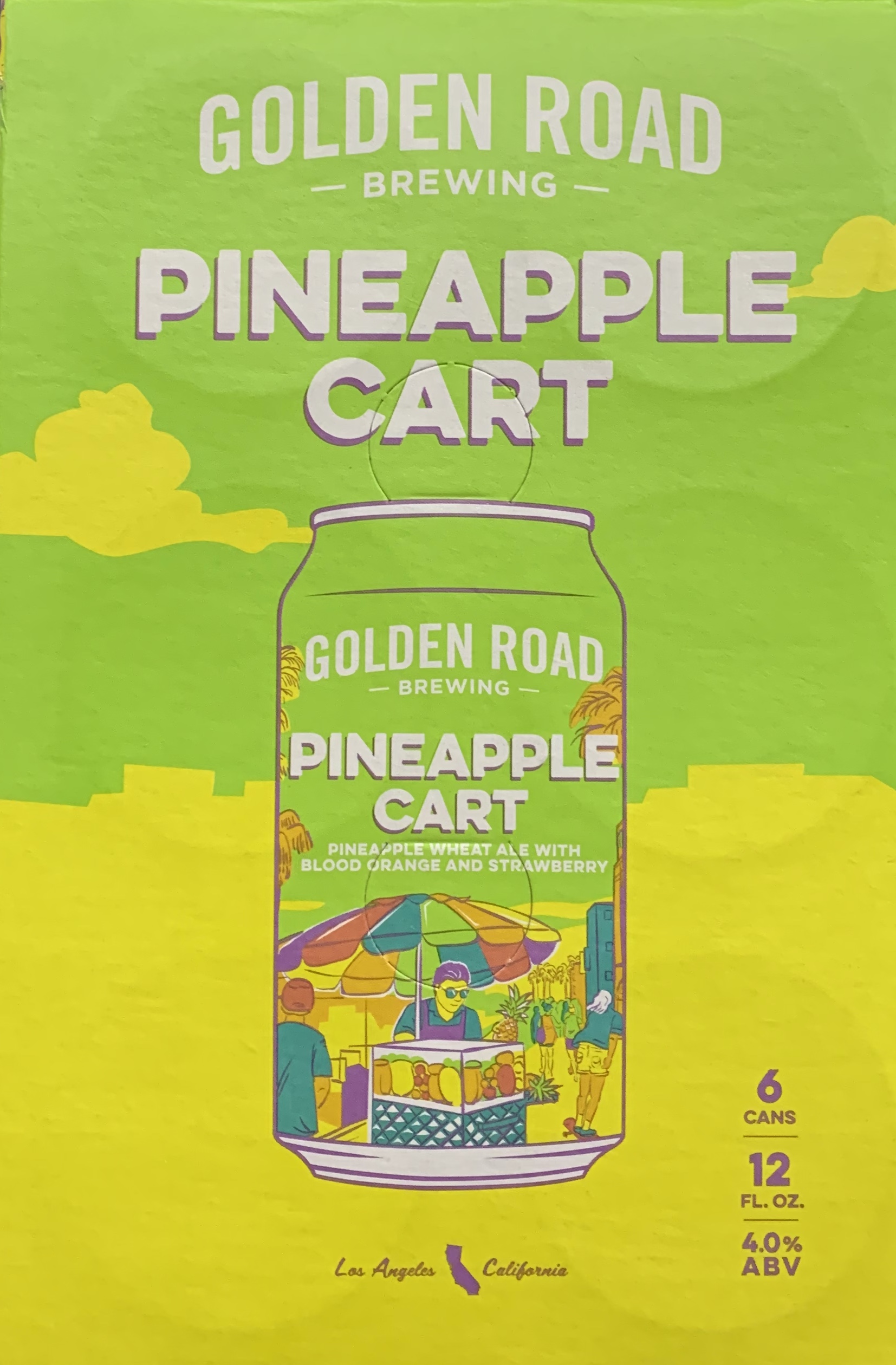 Golden Road Pineapple Cart Bell Beverage