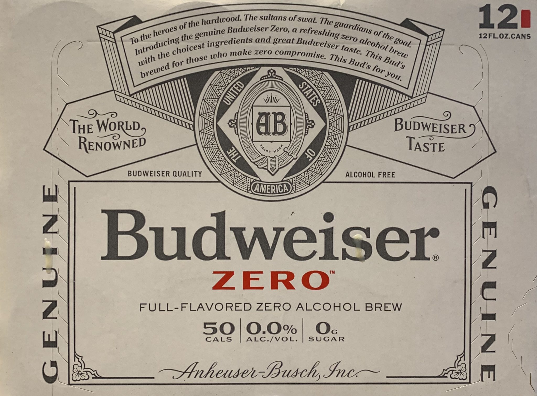 Budweiser Zero Bell Beverage