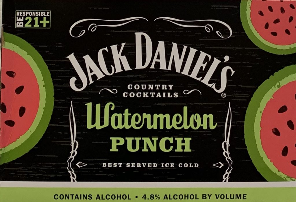 Jack Daniel's Watermelon Punch Bell Beverage