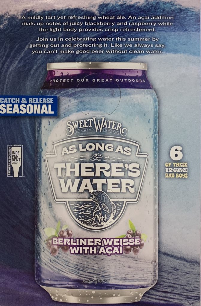 Sweetwater As Long As There's Water Bell Beverage
