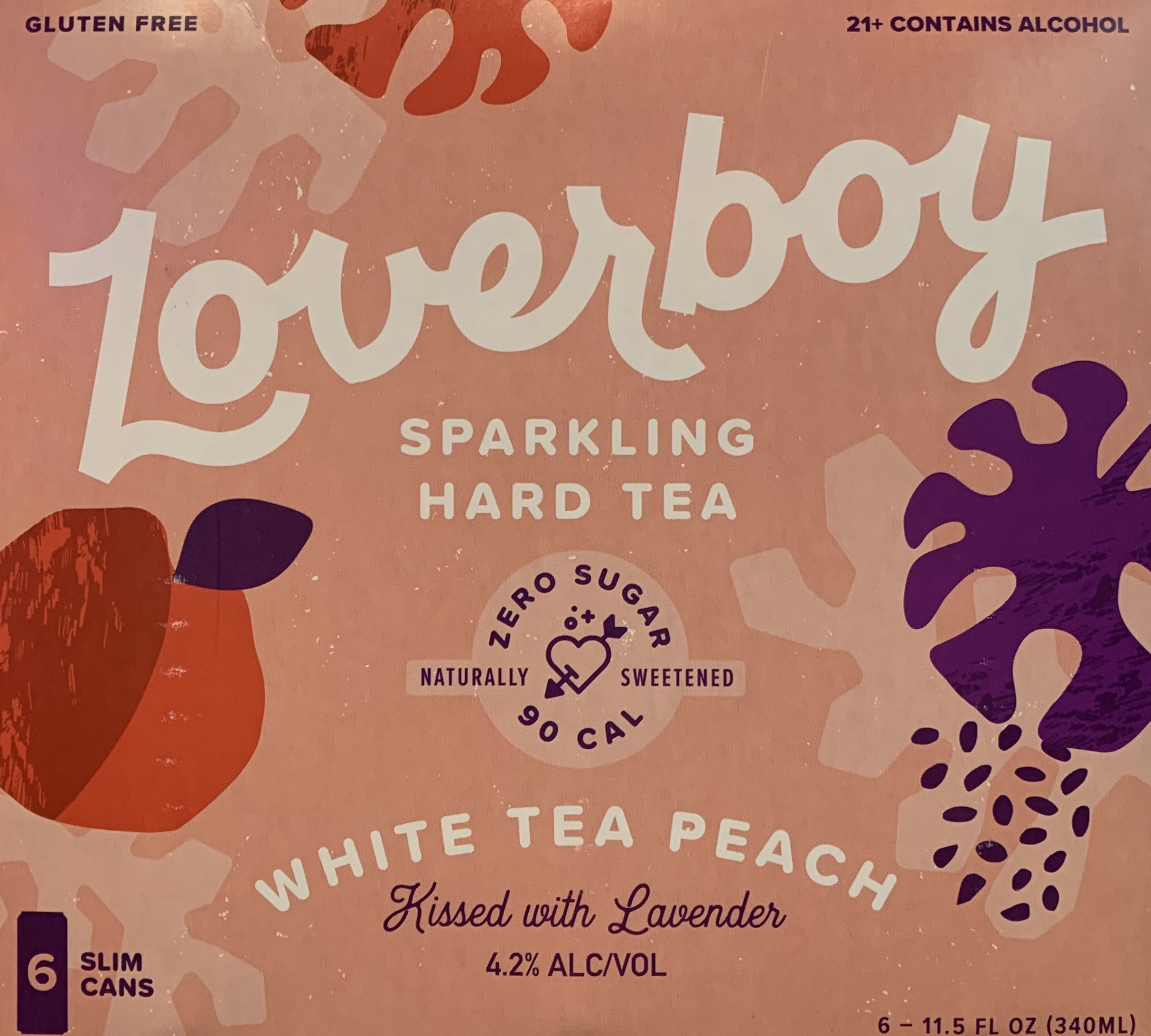Lover Boy White Peach Tea Bell Beverage