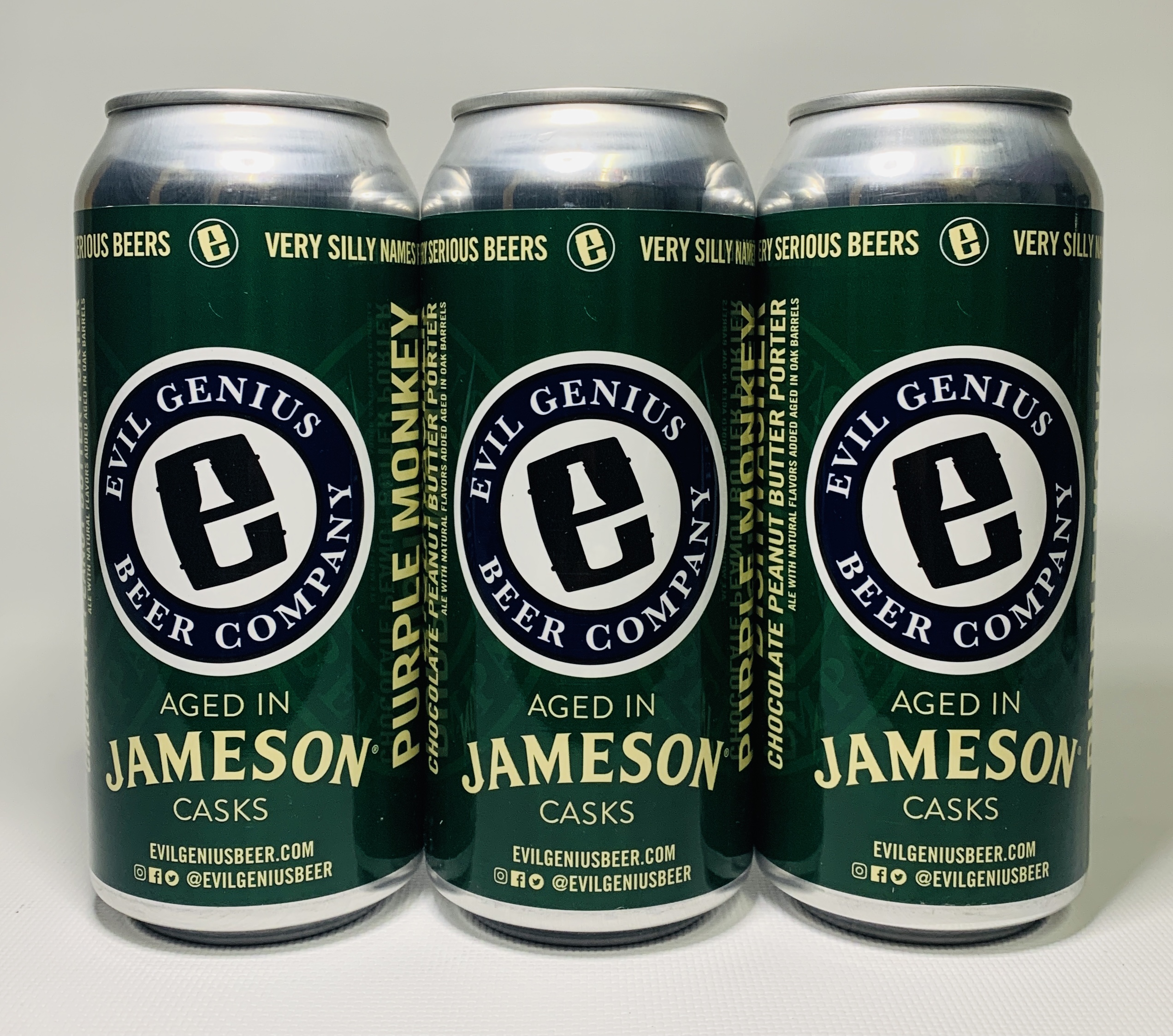 Evil Genius Purple Dishwasher Monkey Jameson Barrel Aged Bell Beverage